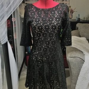 Betsey Johnson Lace Black Dress